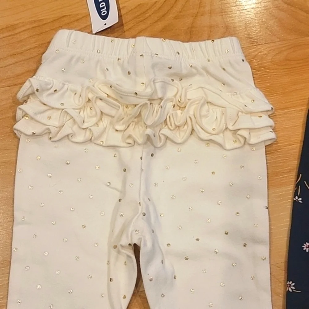 BABY GIRL PANTS BUNDLE SIZE 6-12 MONTHS